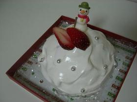 卵なしでクリスマスケーキ