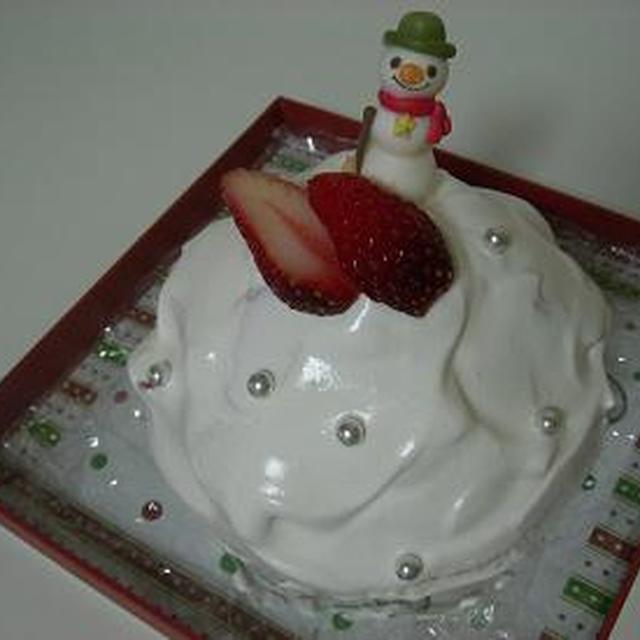 卵なしでクリスマスケーキ レシピ 作り方 By Sho1231 クックパッド