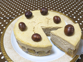 【絶品】簡単!栗のチーズケーキ♪