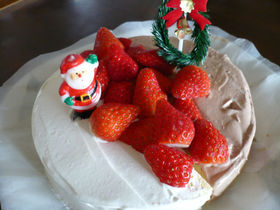 2色のクリスマスケーキ