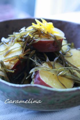 さつま芋と切り昆布の煮物