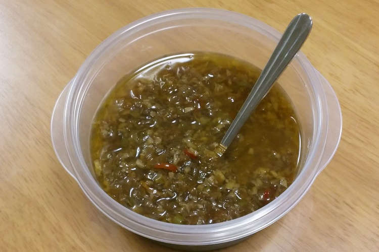 自家製 食べるラー油 レシピ 作り方 By おむすびまん クックパッド 簡単おいしいみんなのレシピが360万品
