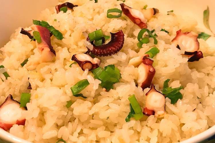 冷凍ご飯で5分 たことしょうがの炒飯 レシピ 作り方 By かっちゃん杉 クックパッド 簡単おいしいみんなのレシピが352万品