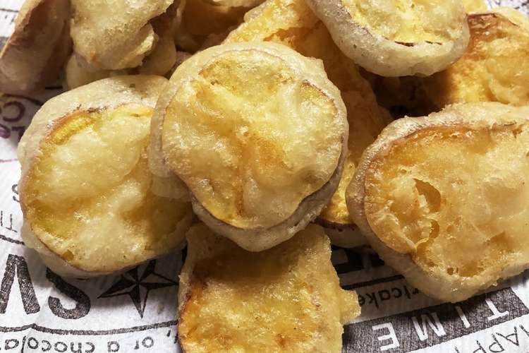 衣もおいしい さつまいもの天ぷら レシピ 作り方 By うりたん クックパッド 簡単おいしいみんなのレシピが357万品