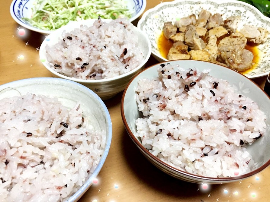 紫黒米ご飯☆の画像
