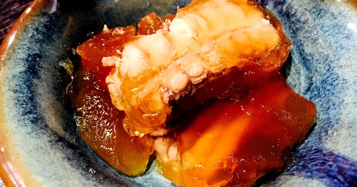 コラーゲンたっぷり カスベの煮こごり レシピ 作り方 By Chizus クックパッド 簡単おいしいみんなのレシピが353万品