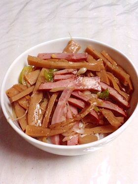 メンマチャーシュー丼