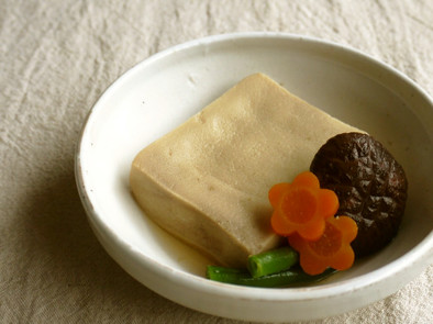簡単♪高野豆腐と椎茸の煮物（上品甘め）の写真