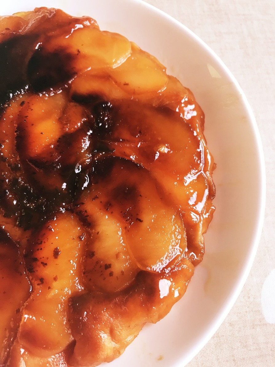 りんごタルトタタン風チーズケーキの画像