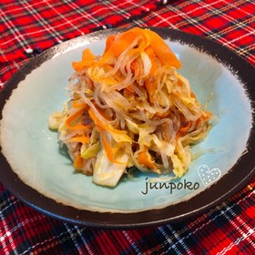 簡単万能☆白滝で焼きそば風ソース炒め☆