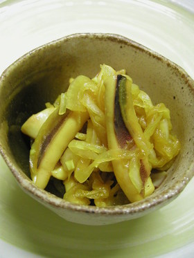 華麗なイカの酢漬け