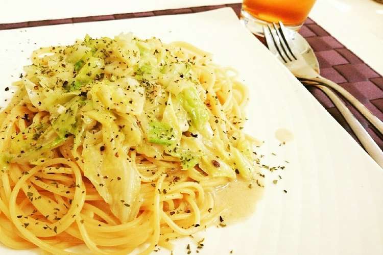 キャベツとアンチョビのクリームパスタ レシピ 作り方 By Hamahiro クックパッド