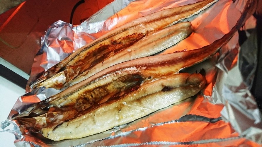 一番簡単✨トースターで秋刀魚の開き✨の画像
