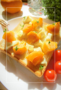 柿×クリチに、塩・レモントースト