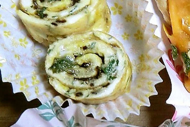 大葉 塩昆布入り 卵焼き弁当のおかず レシピ 作り方 By 小世界 クックパッド 簡単おいしいみんなのレシピが357万品
