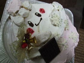 ピンプクのクリスマスケーキ