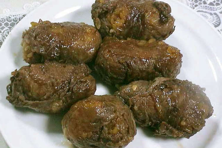 健康法師の肉巻きおにぎり お弁当にも レシピ 作り方 By もとし クックパッド