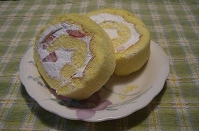 ふんわりシフォンでリッチなロールケーキ