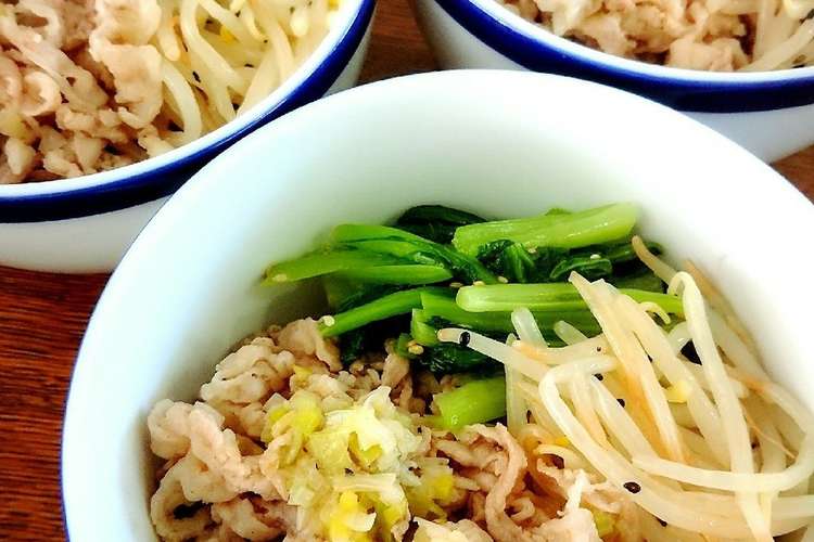 塩 豚 丼 ネギ