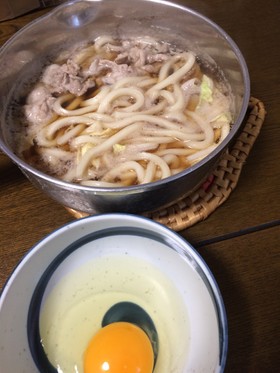 超簡単、豚すき焼き風