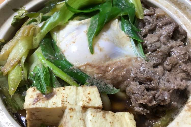 すき焼きうどん レシピ 作り方 By 俺様インコ クックパッド 簡単おいしいみんなのレシピが352万品