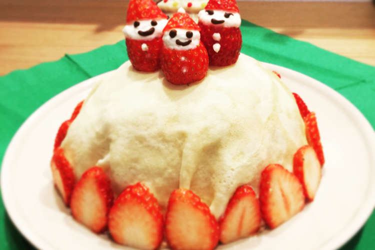 1歳のクリスマスケーキ ミルクレープ レシピ 作り方 By Nenechan クックパッド 簡単おいしいみんなのレシピが350万品