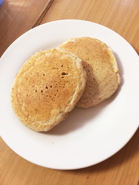 ふわふわ全粒粉パンケーキ