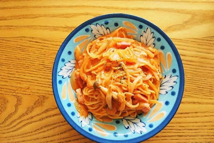 トマトジュースのクリームパスタ レシピ 作り方 By 大豆ーk クックパッド