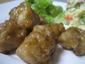 鶏の唐揚げ 甘辛味