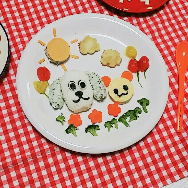 1歳誕生日プレート わんわん うーたん レシピ 作り方 By ひぃらぃ クックパッド 簡単おいしいみんなのレシピが350万品