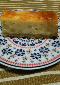 梨のチーズケーキ(砂糖入り)