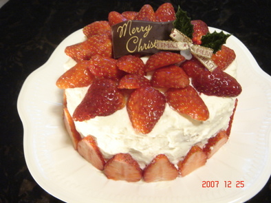 2007　クリスマスケーキ♪の写真