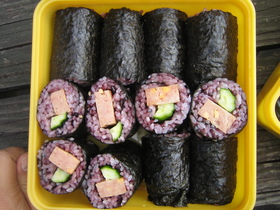 スパムで海苔巻き