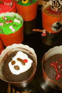 子供と作れる簡単チョコレートカップケーキ