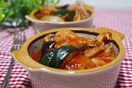 野菜のトマトスープ煮の画像