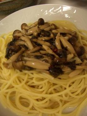 ☆しめじと海苔の和風チーズ冷製パスタ☆