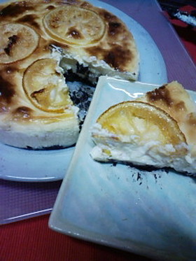◇柚子のニューヨークチーズケーキ◇