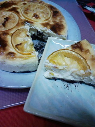 ◇柚子のニューヨークチーズケーキ◇の写真