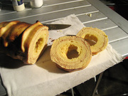 ホットケーキミックスでバームクーヘンの写真