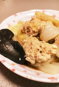 超簡単！ウマウマ鶏団子鍋(水炊きver)