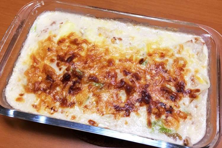 塩パンガシウスと白菜のグラタン レシピ 作り方 By イオン猪名川店 クックパッド