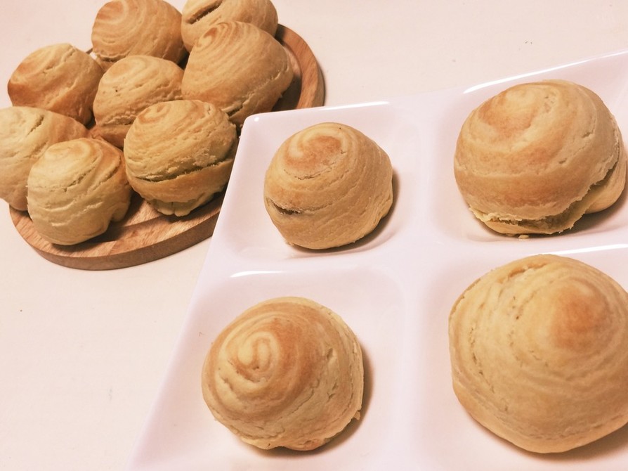 台湾タロイモパイケーキ 芋頭酥を里芋での画像