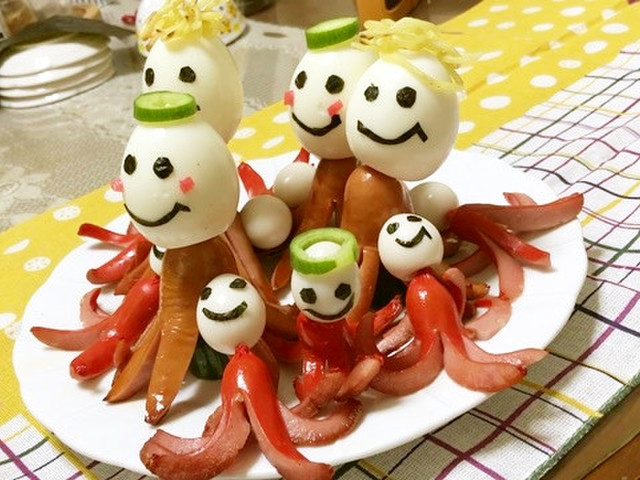タコさんウインナー 卵で謎の生命体 レシピ 作り方 By ひろまるクック クックパッド 簡単おいしいみんなのレシピが367万品