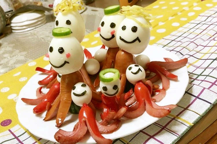 タコさんウインナー 卵で謎の生命体 レシピ 作り方 By ひろまるクック クックパッド 簡単おいしいみんなのレシピが367万品