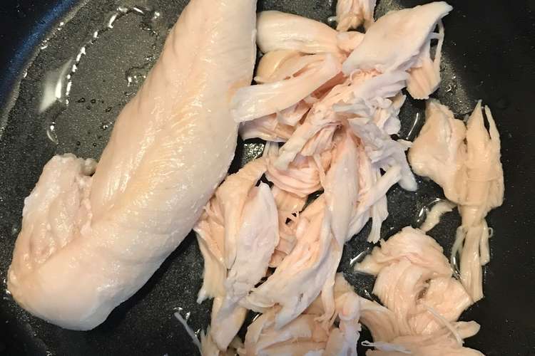 冷凍のままでささみフレーク レシピ 作り方 By Cafedog クックパッド 簡単おいしいみんなのレシピが361万品