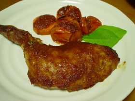 ♡◎バーベキューソースで♪ローストチキン