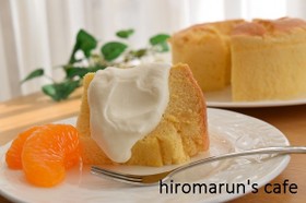 材料4つでノンオイル!豆腐シフォン