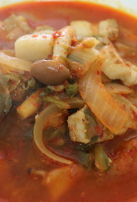 白菜葉っぱ鍋 韓国家庭料理