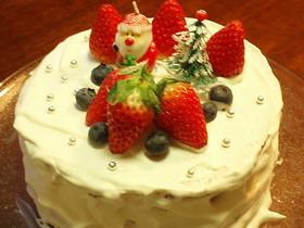 ヘルシークリスマスケーキ