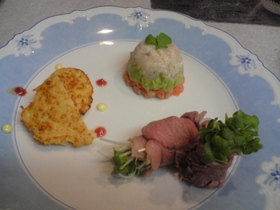簡単☆贅沢カニバーグ